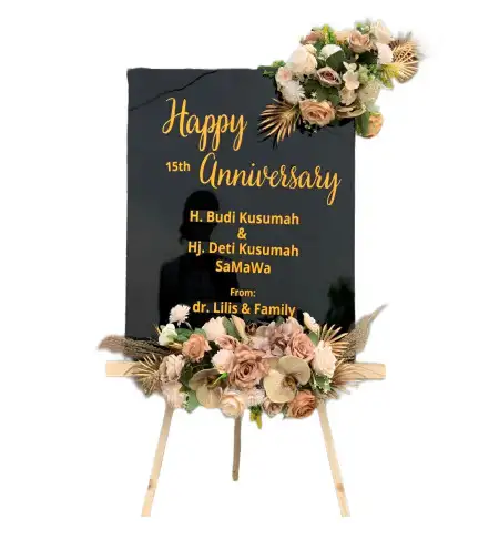 Papan Bunga Akrilik Brebes